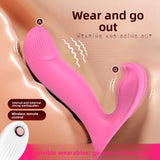 Wireless Remote Control Female Invisible Wearable Vibrator Pulse Instant Orgasm Dildo Masturbator Sex Toy