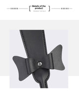 Sexy SM Props Bowknot Long Whip Wand Female Slave Training Teasing Slapping Bat Adult Products