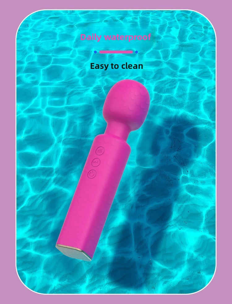 Female AV Wand Vibration 20 Frequency 8 Speed Handheld Massage Wand USB Charging Foreign Trade Hot Selling Sex Toys