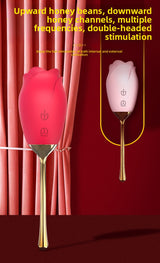 Gift Rose Tongue Licking Vibrator Sex Toys Female Products Pleasure Device Adult Sex Products Female Use Device