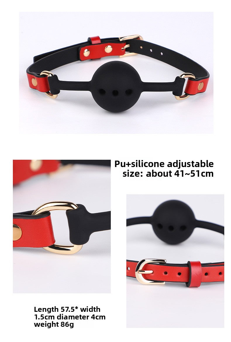 SM Props Sex Oral Ball Female M Training Deep Throat Oral Bite Ring Forced Mouth Opening Bone Silicone Mouth Gag Cat Whiskers Mouth Shackle