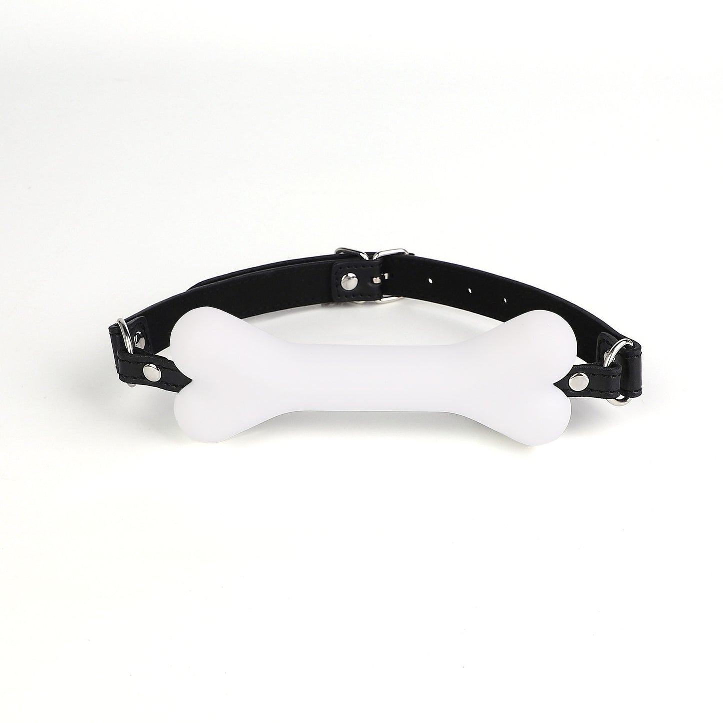 Erotic SM Props Bone Mouth Gag Humiliation Training Silicone Mouth Ball Erotic Nipple Clamps Mouth Cage Alternative Adult Products