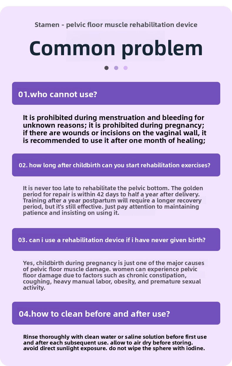 New Product OEM Postpartum Recovery Belt with Disinfection Box for Protecting Women's Private Parts Kegel Ball Vaginal Dumbbell Exerciser