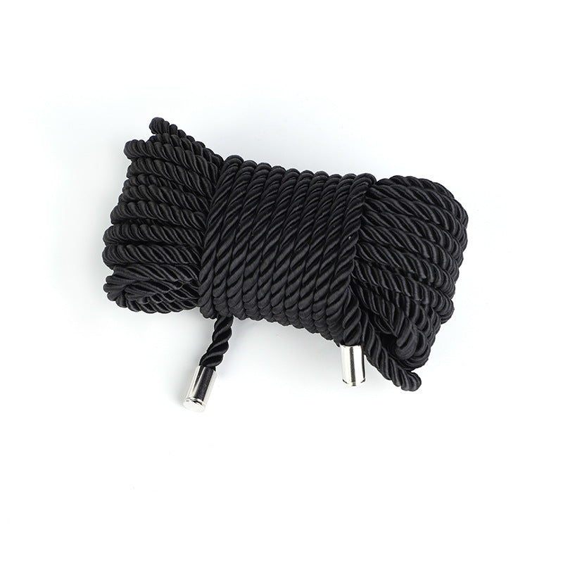 SM Props Multi-color Metal Head Erotic Silk Rope 5.1m Female Slave Training Bondage Polyester Erotic Binding Rope