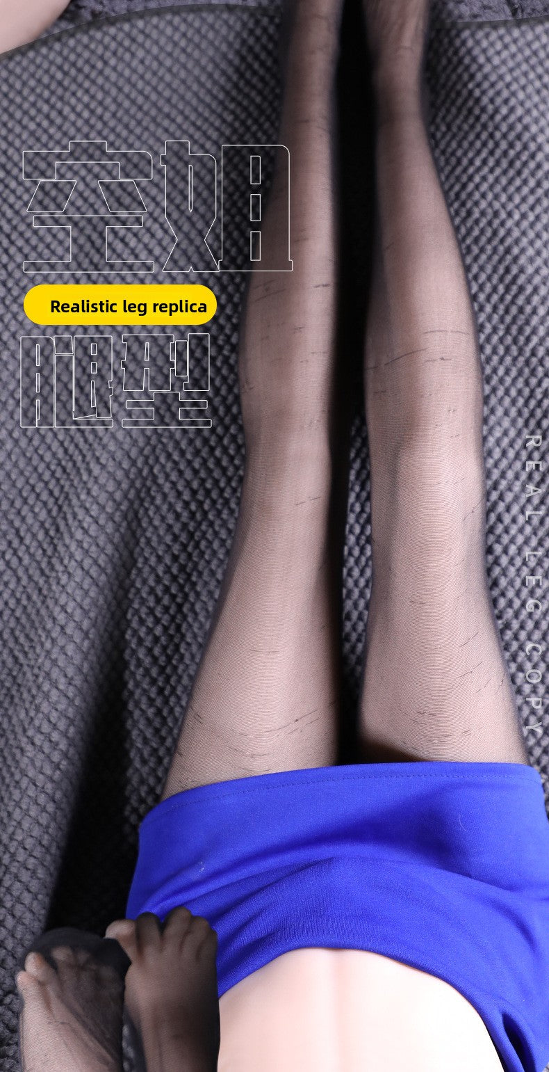 Realistic Inverted Mold Reproduction of Flight Attendant Legs, Realistic Long-Legged Doll, Adult Male Sex Toy with Skeleton