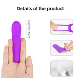 Intimate Finger Vibrator Female Masturbator G-spot Vibrating Finger Sleeve Female Masturbation