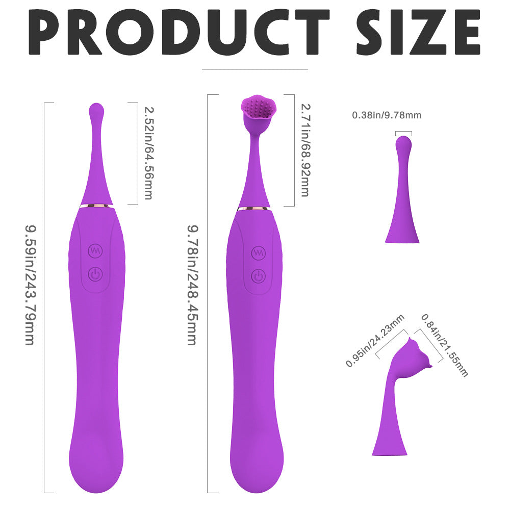 Trendy Pen High Frequency Clitoral Vibration Massager G-Spot Wand Masturbation Wand