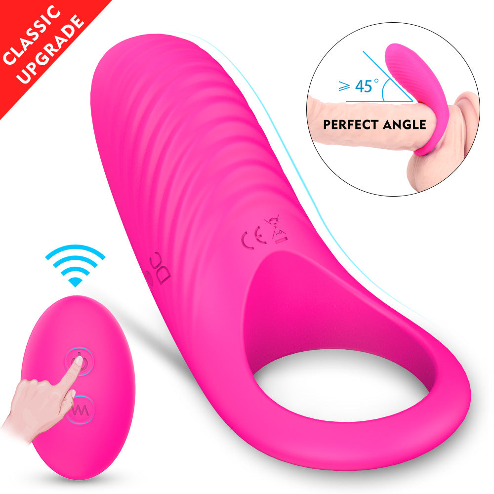 Vibration Ring Resonance Supplies Vibration Ring Unisex Flirting Vibrating Beads Semen Locking Ring Vibrator