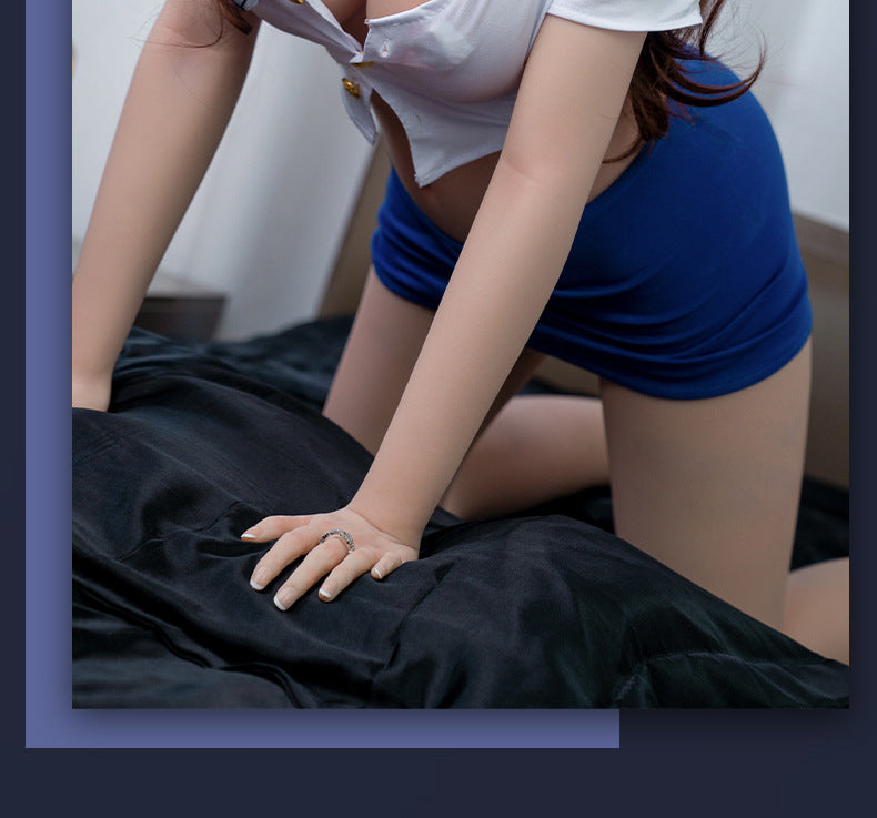 New Wholesale Realistic Female Human Version Intelligent Robot Stewardess Sexy Temptation Girlfriend Can Allow Blowjob Full Body