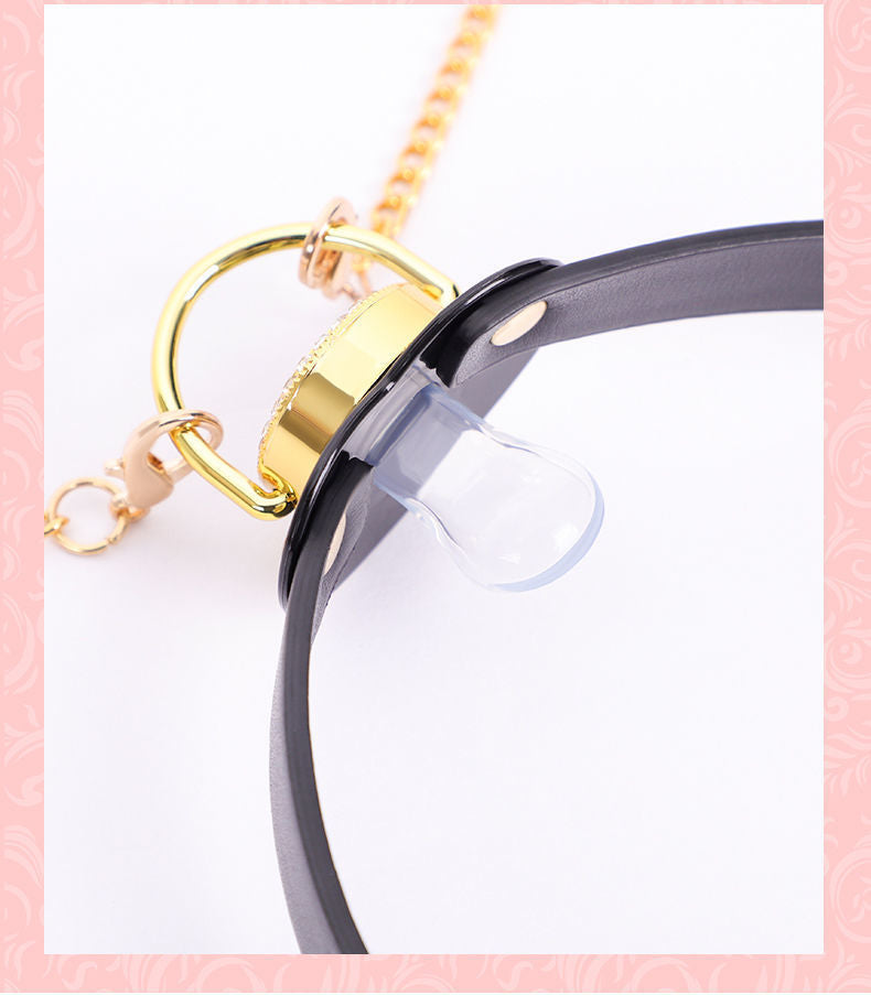 Sex Toys SM Props Creative Pacifier Sex Mouth Gag Ball Nipple Training Torture Tool SM Bell Nipple Clamps