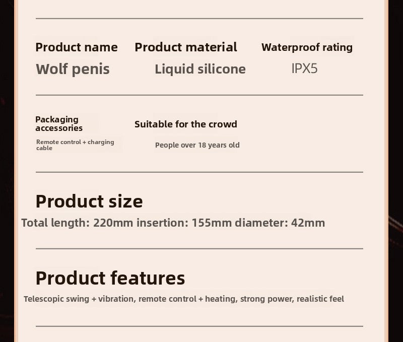 Liquid Silicone Realistic Dildo Custom Electric Telescopic Heating Female Masturbation Sex Toy Soft Flesh Realistic Fake Penis