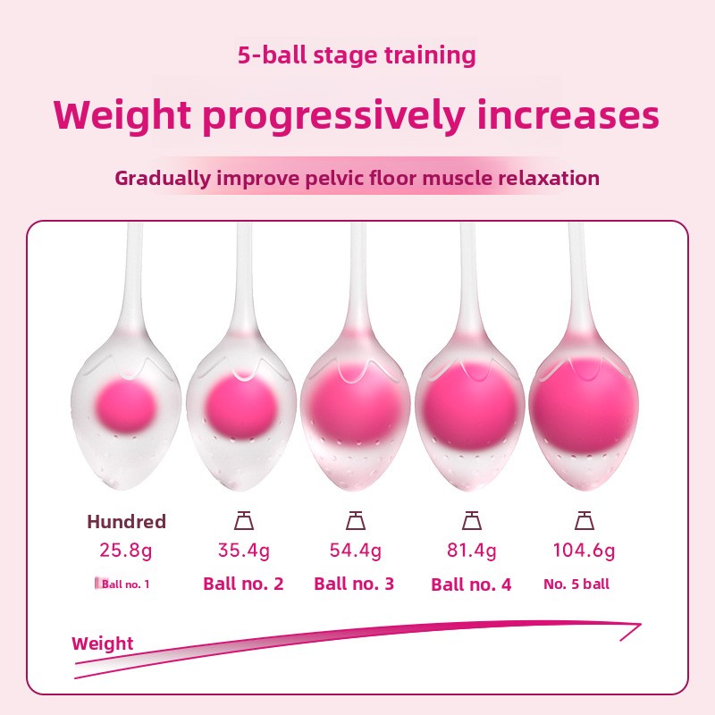 Vaginal Dumbbell Pelvic Floor Muscle Repair Sex Toys Kegel Ball Dumbbell Vaginal Exerciser Can Be Pasted