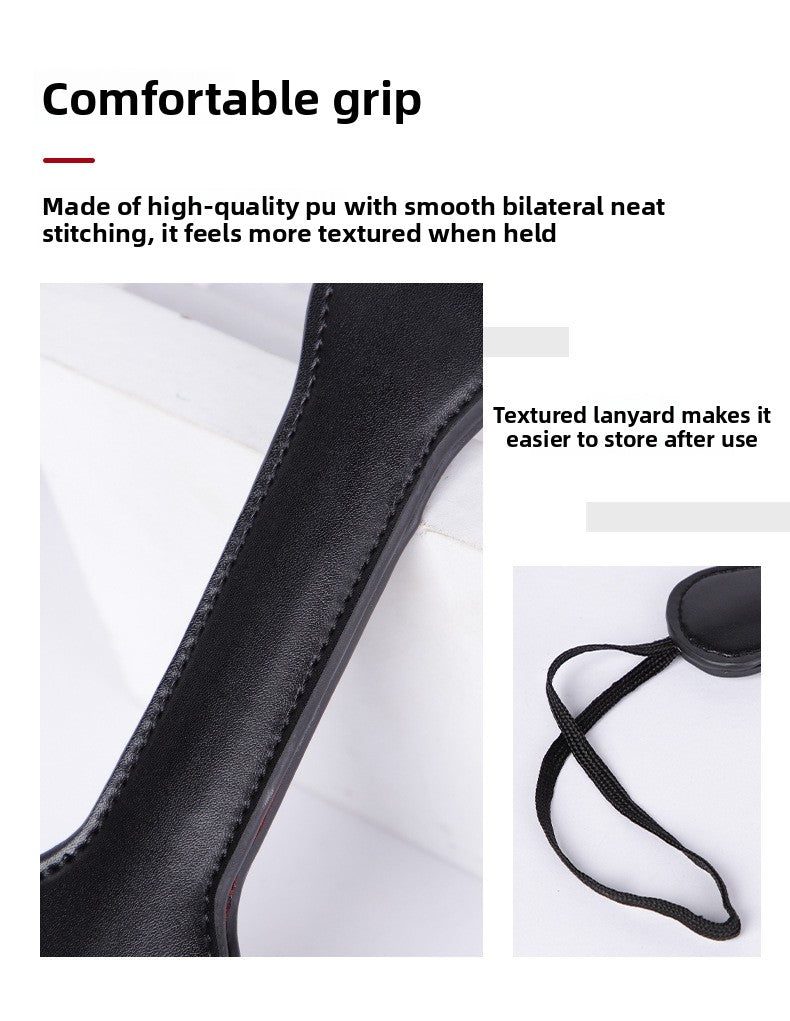 SM Props Erotic Whip Leather Pat Couples Flirting SM Training Double-layered Loud Pat SM Alternative