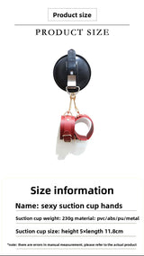 Sexy Bathroom Suction Cup Handcuffs Binding Restraint Props Training Couples Flirting Adult Supplies Training Torture Tools