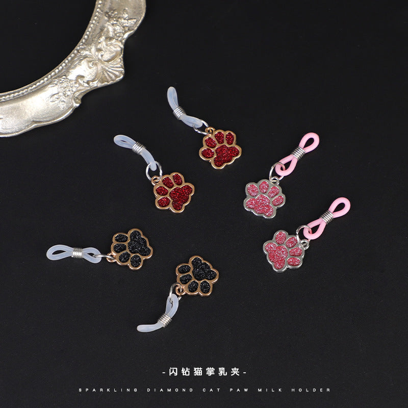 Sex Toys Props Flash Diamond Cat Claw Nipple Clips Female Teasing Invisible Breast Bundle Adult Products Double Peak Nipple Clips