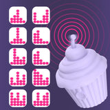 Ice Cream Vibrating Egg G-Spot Teasing Female Masturbator Multi-Frequency Mode Magnetic Charging Base