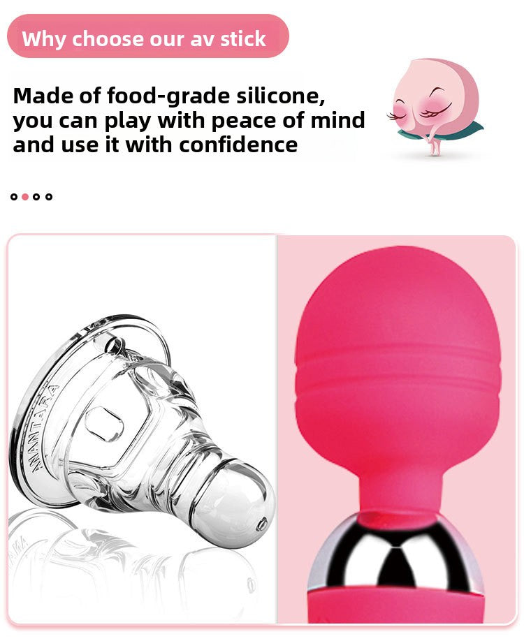 Female Vibrating Massager Masturbation Orgasm AV Vibrator Adult Couple Sex Toys