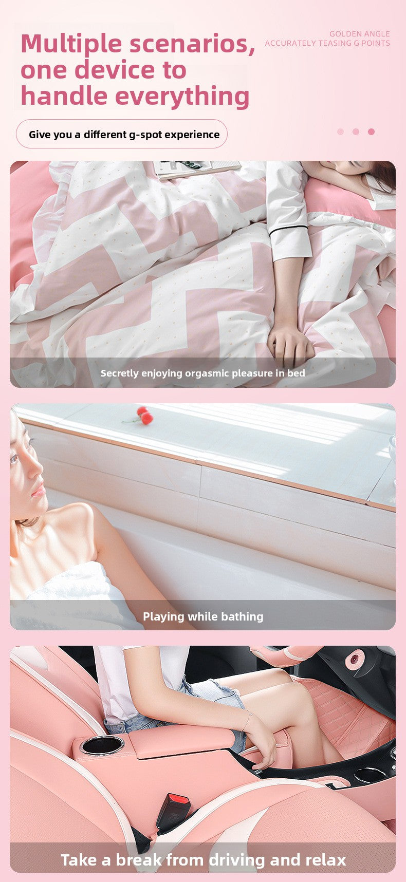 Customized Female Products G-Spot Trigger Masturbator Couple Flirting Insertable Vibrator for Women Strong Vibration