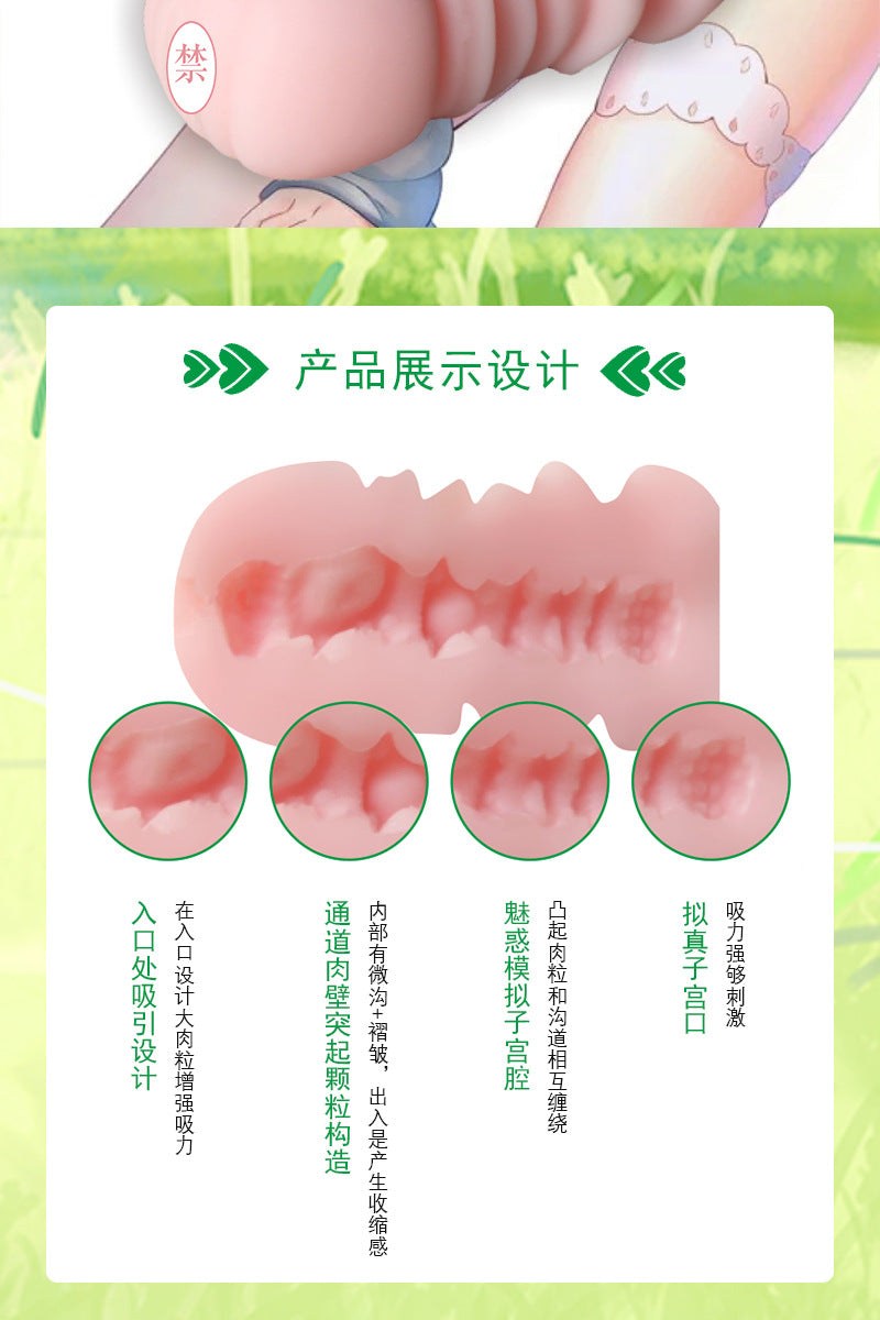 Male Masturbator Aircraft Cup 4D Famous Device Simulation Vagina Inverted Mold Sex Toys Adult Sex Toys