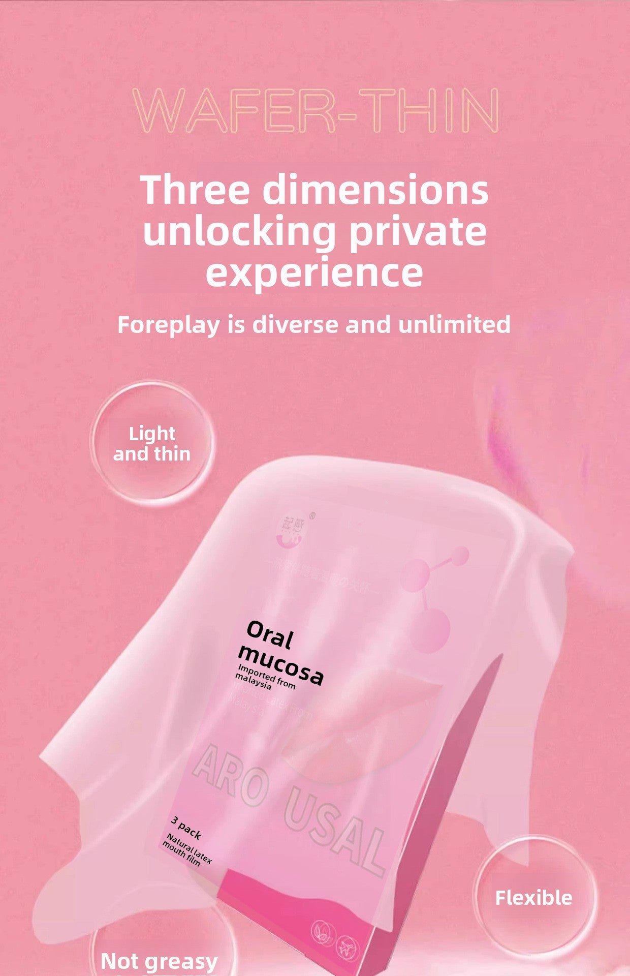 Fruity Oral Sex Mask for Men and Women, Cunnilingus Mask for Couples, Intimate Flirting Tool, Adult Sex Toys