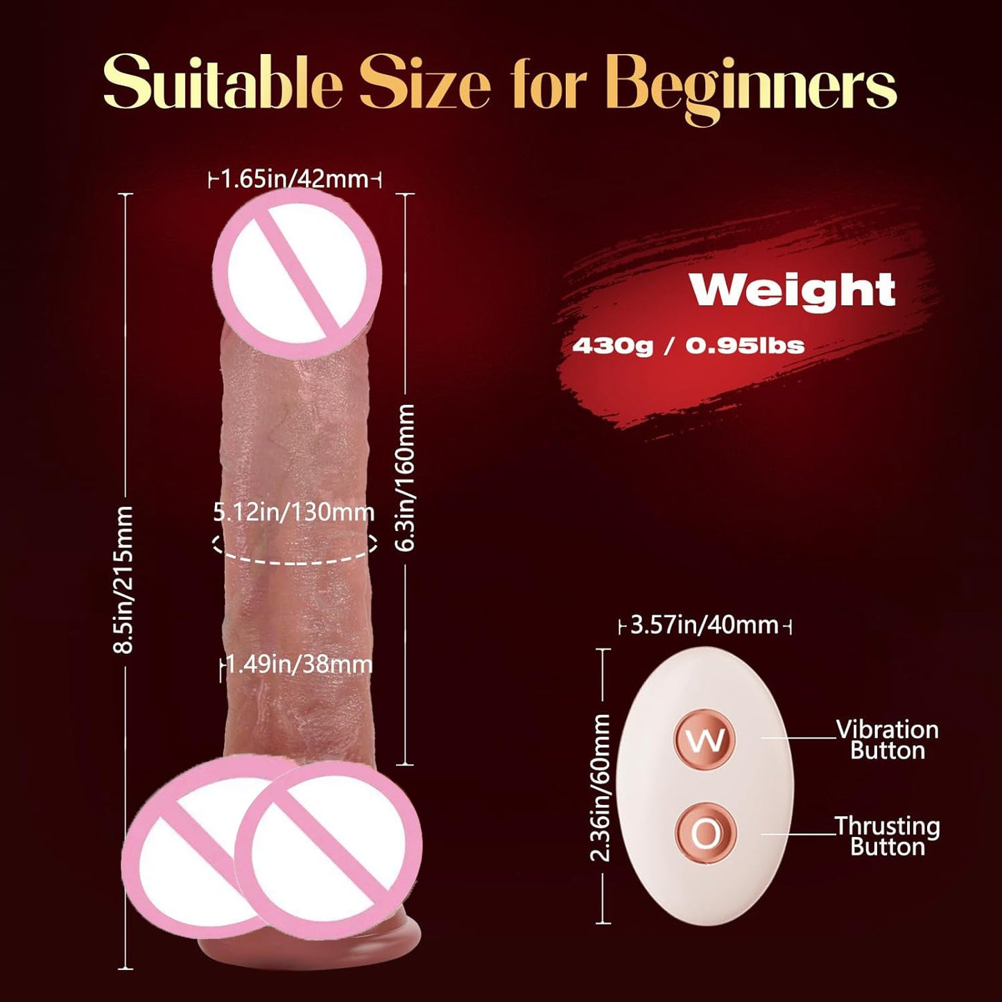 Hot-selling Dildo Fake Penis Adult Products Female Masturbator Machine Realistic Dildo