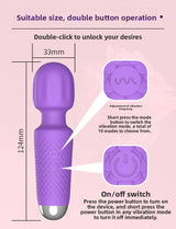 New Mini Adult Products Sexy Sex Toys Female AV Vibrating Massage Stick Couples Flirting Orgasm Masturbator