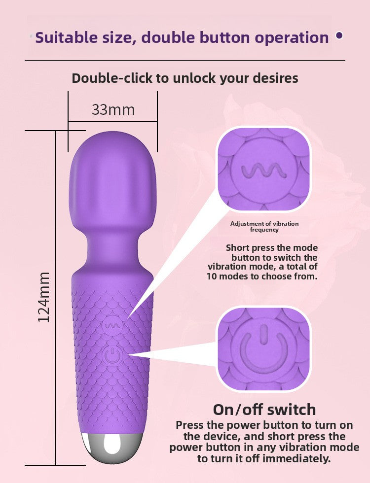 New Mini Adult Products Sexy Sex Toys Female AV Vibrating Massage Stick Couples Flirting Orgasm Masturbator