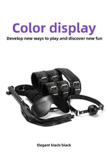 Sexy Plush SM Set Adult Products Couple Training Handcuffs Binding Restraint 7-Piece Set Alternative Sex Toys