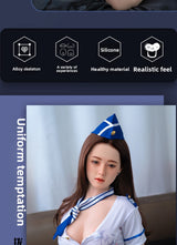 New Wholesale Realistic Female Human Version Intelligent Robot Stewardess Sexy Temptation Girlfriend Can Allow Blowjob Full Body