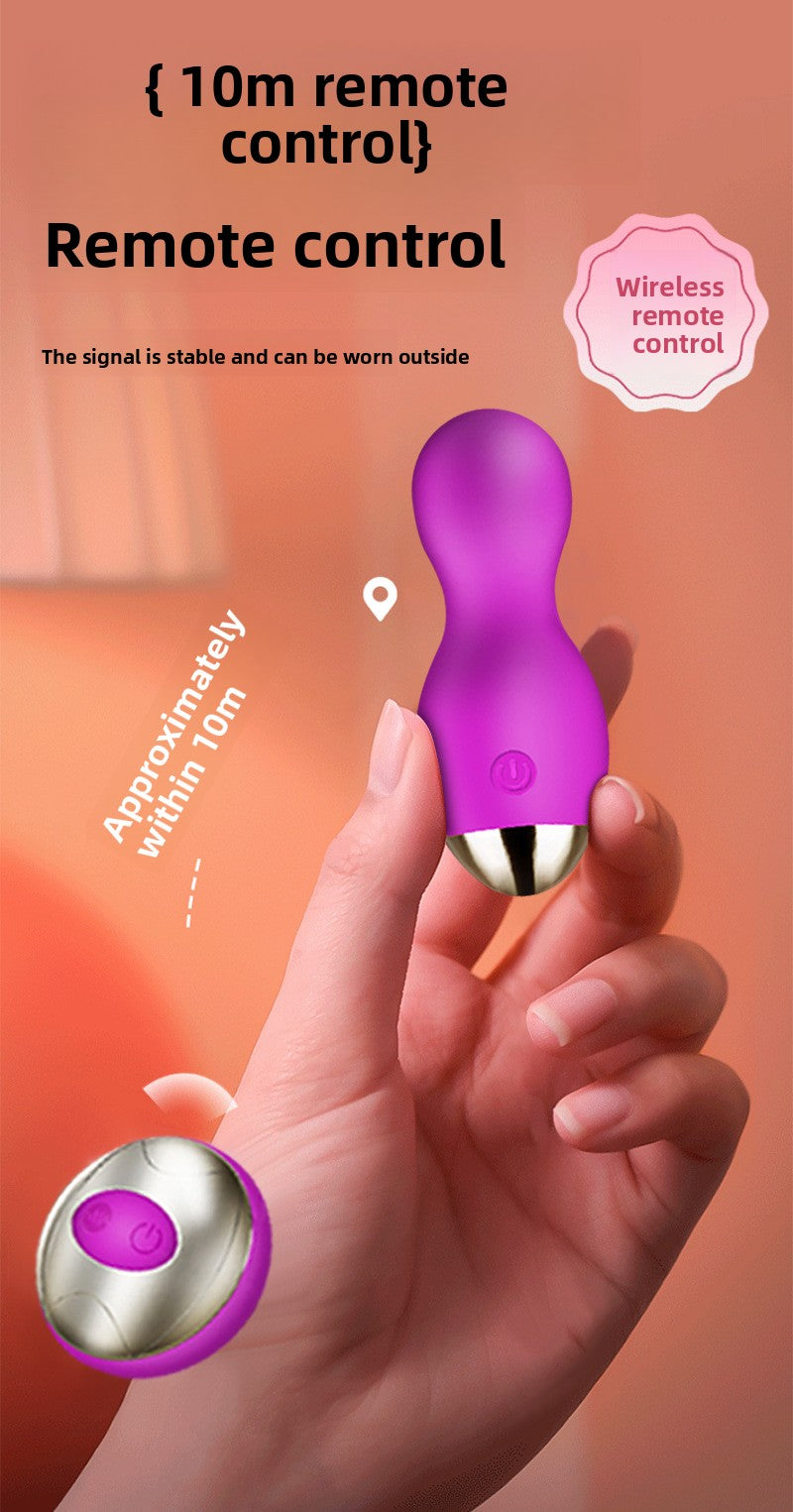 Female Wireless Remote Control Vibrator Multi-frequency Vibration G-spot Shrinking Y Ball Sex Toys Adult Sex Products Masturbator