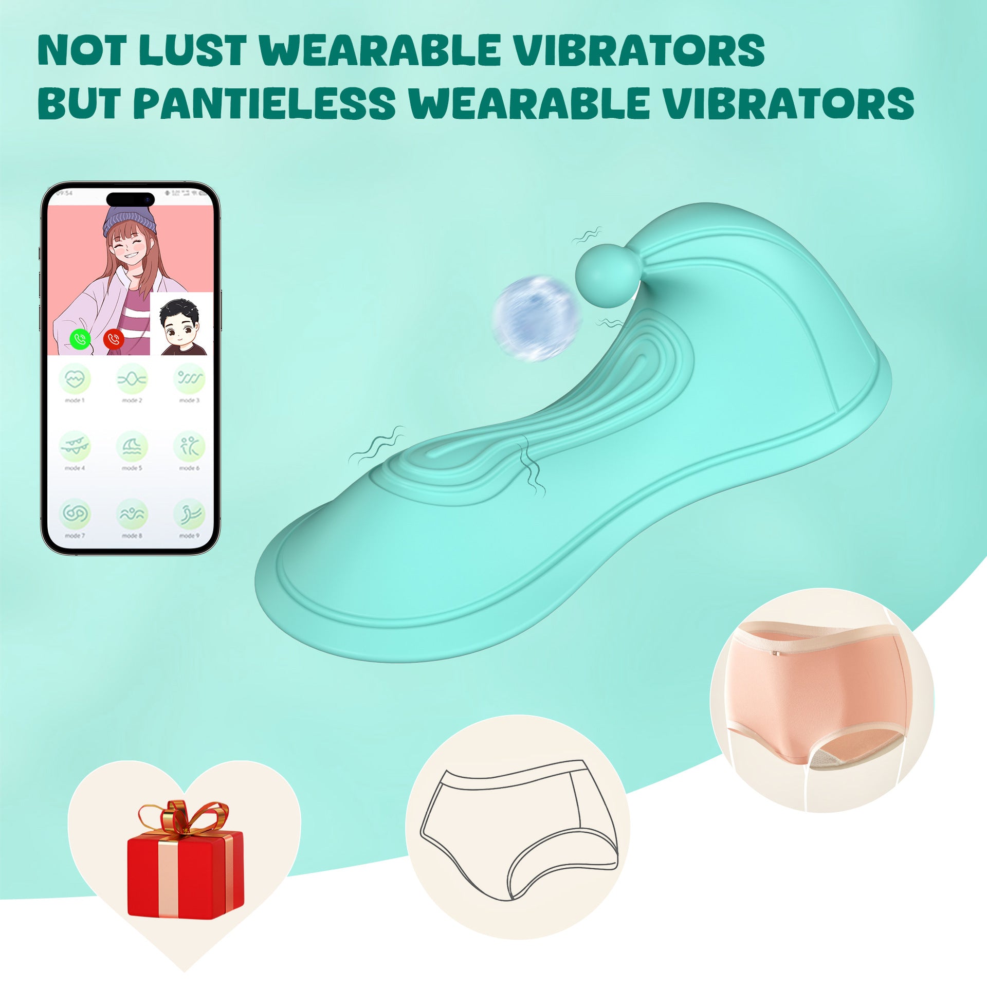 App Remote Control Female Masturbator Wearable Vibrator Adult Toys