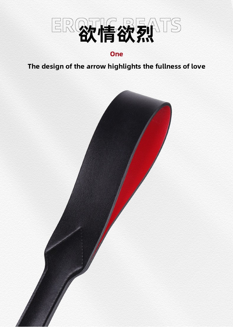 SM Props Erotic Whip Leather Pat Couples Flirting SM Training Double-layered Loud Pat SM Alternative