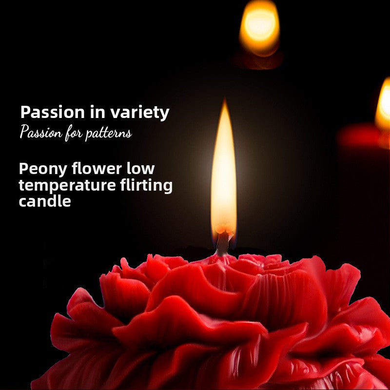 Drip Wax SM Props Peony Flower Low-Temperature Candle Couple SM Training Fun Candle Alternative Adult Products