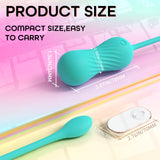 Wireless Remote Control Vibrator Rotating Sex Toy for Outdoor Wear Adult Women's Private Toy