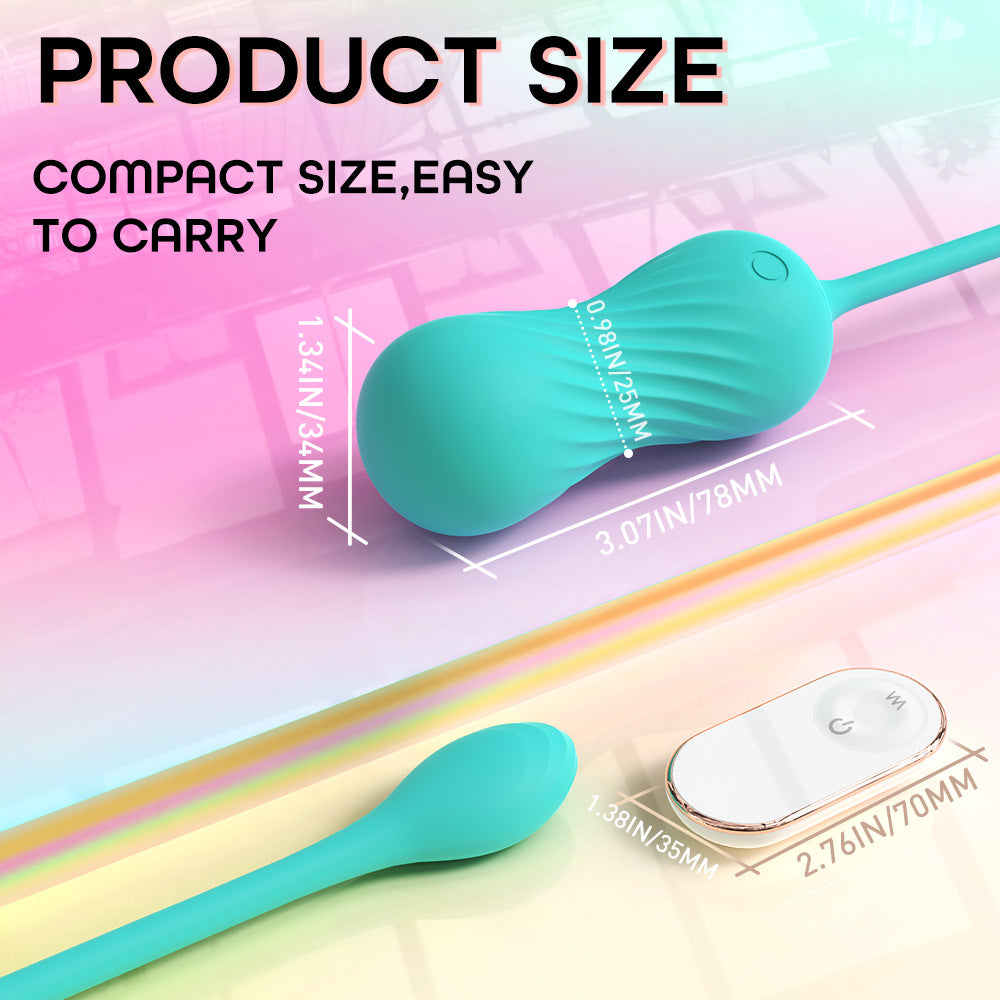 Wireless Remote Control Vibrator Rotating Sex Toy for Outdoor Wear Adult Women's Private Toy
