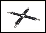 Sex Toys SM Props Back Binding Cross Buckle Plush 3-Piece Set SM Training Binding Handcuffs Footcuffs Adult