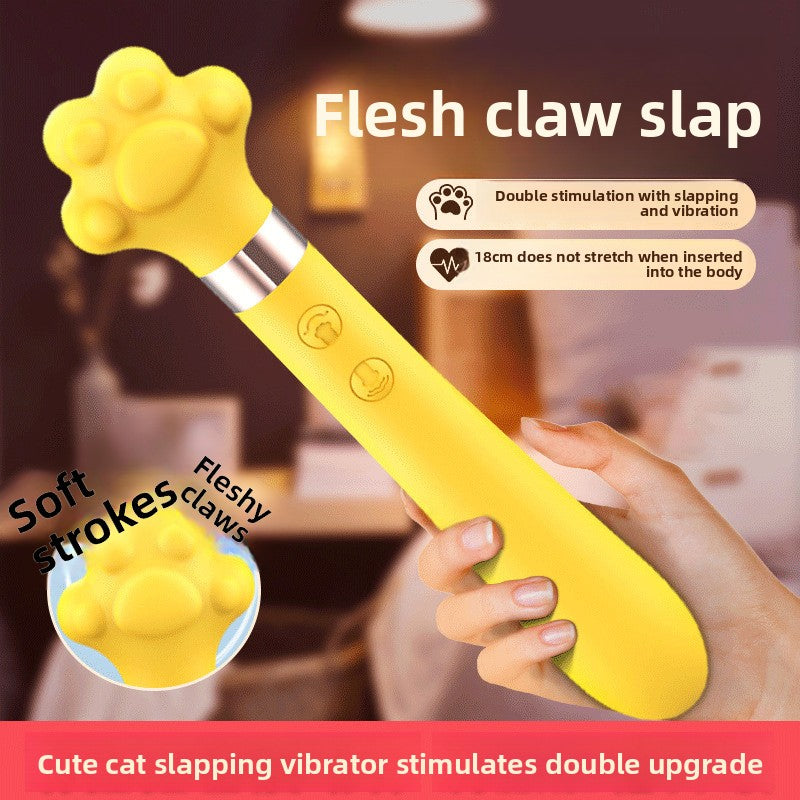 Clitoral Instant Orgasm Female Vibrator Meow Cat Paw Masturbator Insertable Vibrator