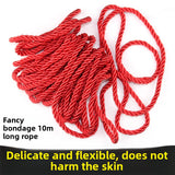 Bondage Restraint SM Props Multi-color Polyester Silk Rope 10m Erotic Bondage Rope Training Female Slave Adult Products