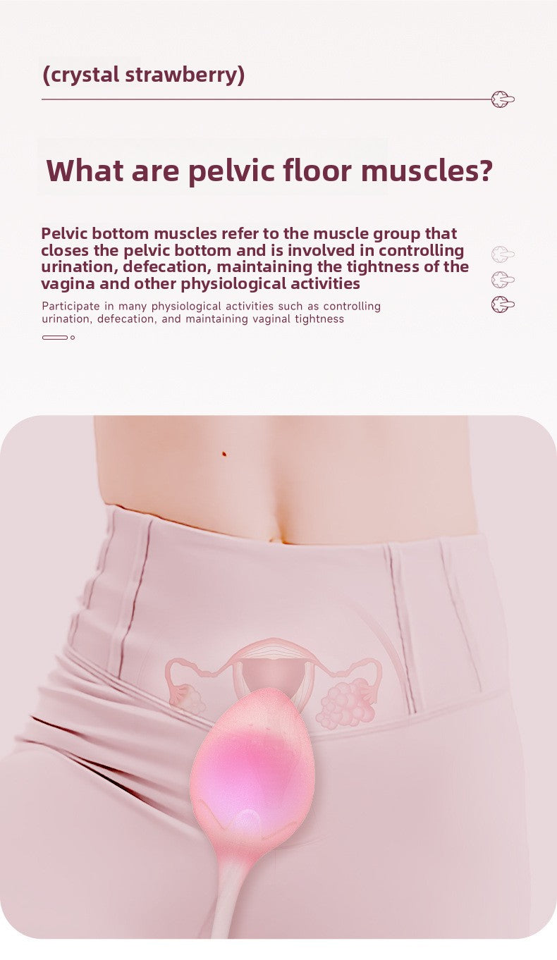 Vaginal Dumbbell Pelvic Floor Muscle Repair Sex Toys Kegel Ball Dumbbell Vaginal Exerciser Can Be Pasted