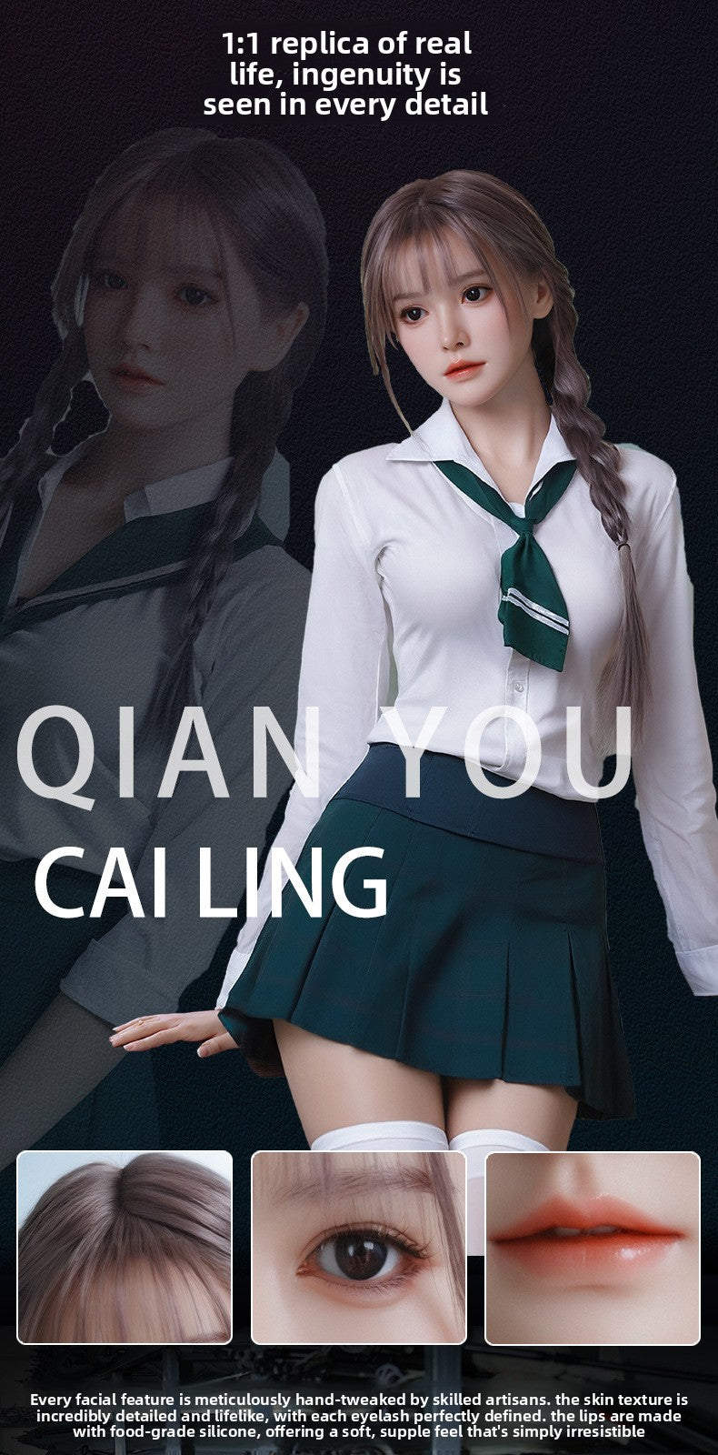 Full Body Doll Male Realistic Version Adult Sex Toys Sex Doll Non-Gel Inflatable Silicone Doll