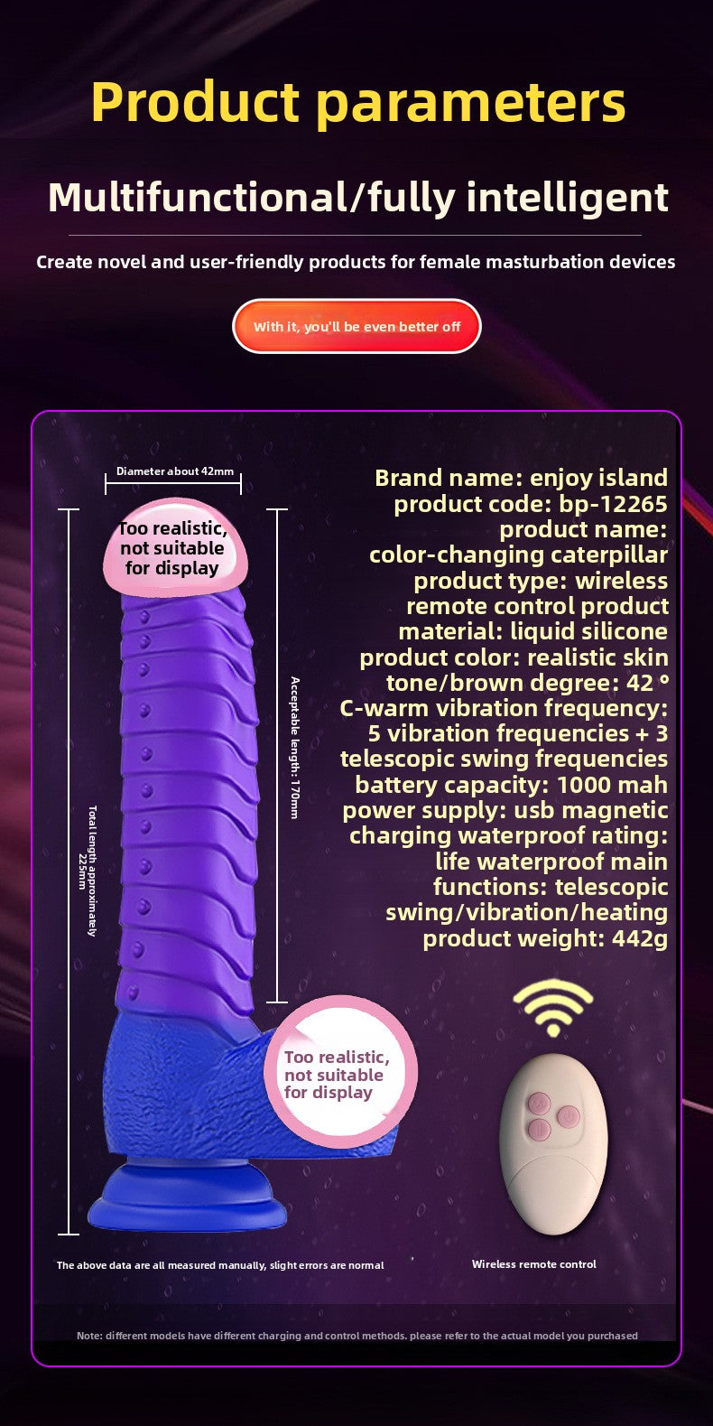 Cross-Border Hot-Selling Female Fake Penis Masturbator Machine Sex Toys Telescopic Swinging Electric Realistic Dildo Fake Body