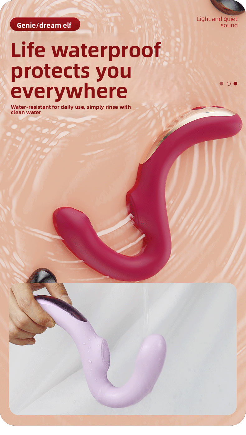 Foreign Trade G-Spot Vibrator Insertion Clitoral Dual Thrusting Female Adult Products High-End Handheld Adult Toys