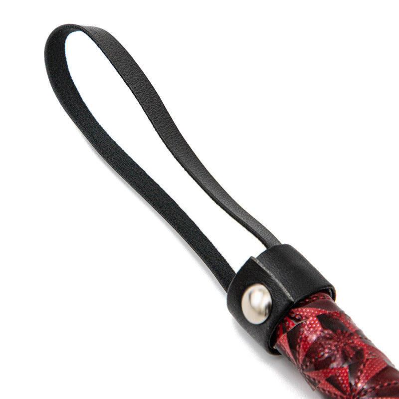Hot Selling SM Prop Whip PU Leather Diamond Pattern Erotic Whip Sex Training SP Torture Tool Tassel Whip