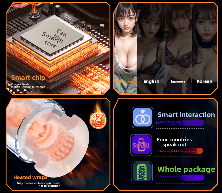 New Product Fully Automatic Intelligent App Telescopic Heating Aircraft Cup Penis Training Toy Male Masturbation Sex Toys