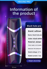 Airplane Cup Fully Automatic Intelligent Heating Telescopic Male Masturbator Clip Suction Cup Adult