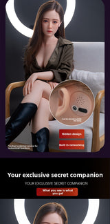 Silicone Doll Full Body Entity Non-Inflatable Smart Adult Sex Products Entity Doll for Men