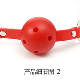 Bondage Mouth Ball Leather SM Restraint Training Mouth Gag Couple Flirting Adult Products Alternative Erotic Toys