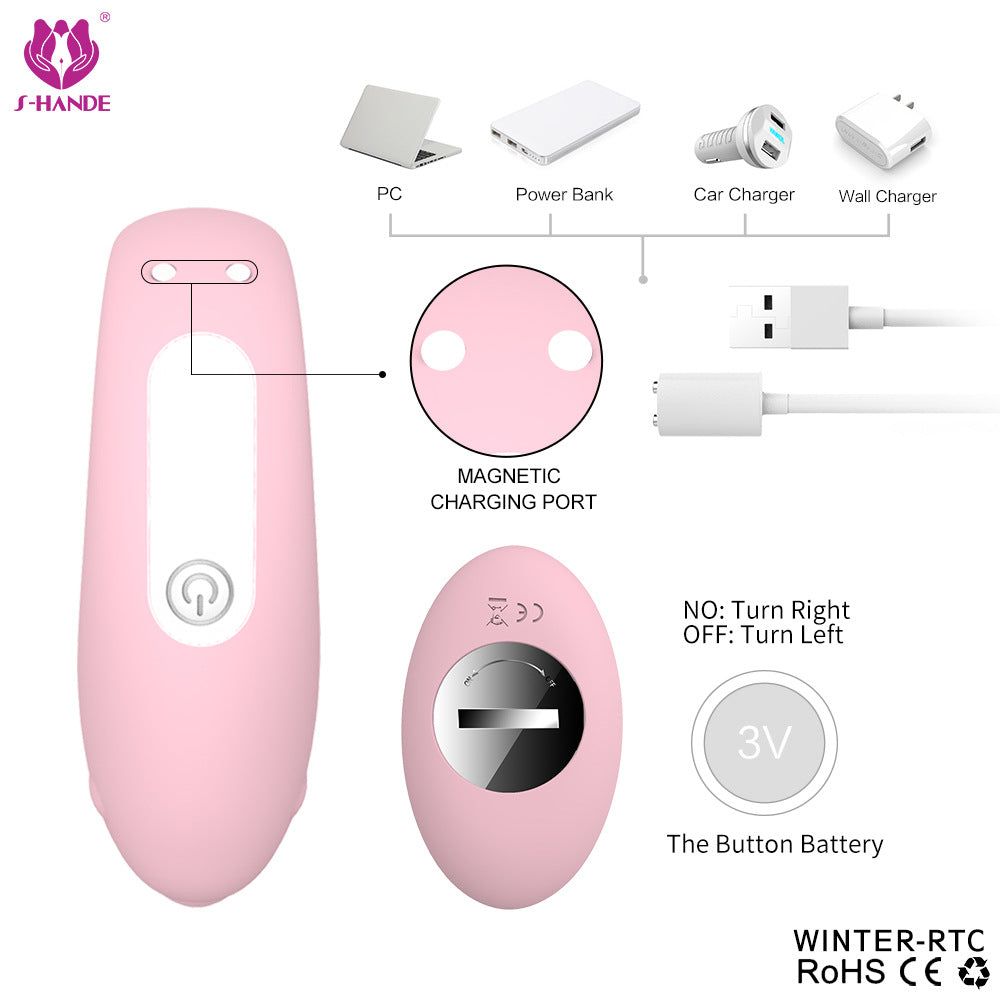 Remote Control Vibrator for Women, Little Dolphin Interactive Play, Wearable Vibrator for Women