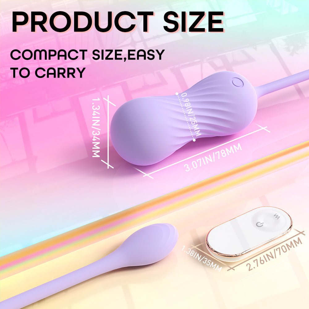 Wireless Remote Control Vibrator Rotating Sex Toy for Outdoor Wear Adult Women's Private Toy