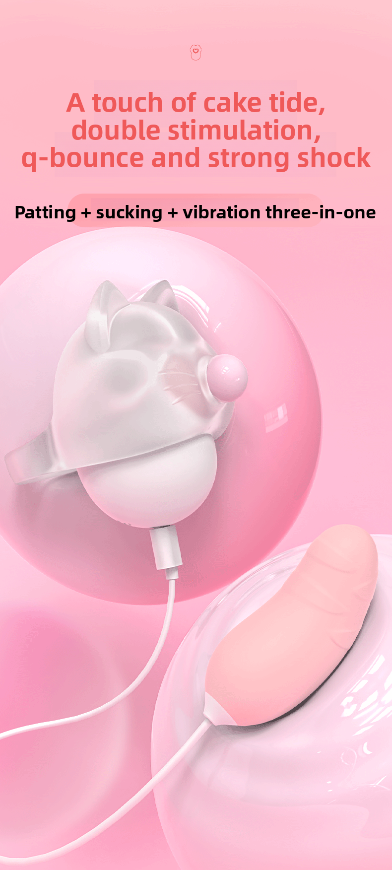 Vibrator for Women Orgasm Female Masturbator Sucking Vibrator Insertion Female Toy Masturbation